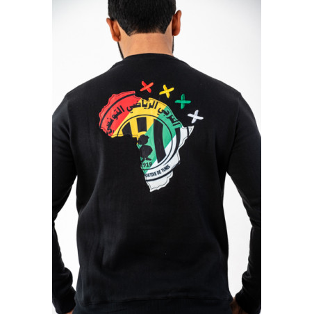 Esperance Sportive de Tunis Black Sweatshirt with Africa Map