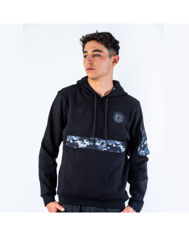 Esperance Sportive de Tunis ES ARMY Hoodie - Black with Zippered Pockets