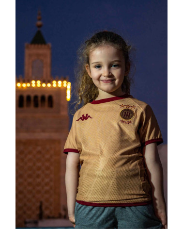 Espérance Sportive de Tunis Maillot Officiel Gold Enfant KAPPA Kombat