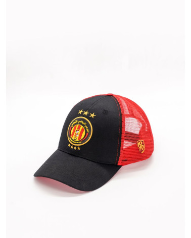 casquette logo esperance noir et rouge