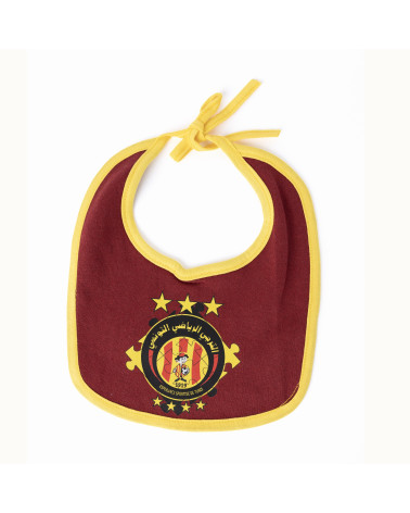 Esperance Sportive De Tunis Bavoir Bebe Rouge et Jaune